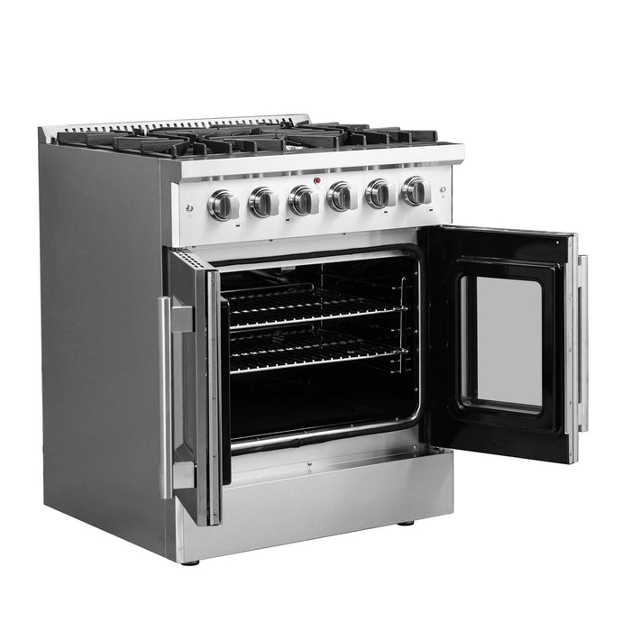 Forno Galiano 30" Freestanding French Door Gas Range