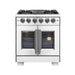 Forno Capriasca 30" Freestanding French Door Gas Range FORNO