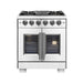 Forno Capriasca 30" Freestanding French Door Gas Range FORNO