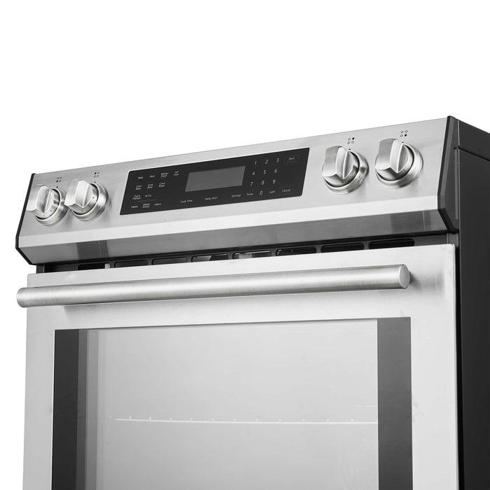 Forno Donatello Espresso 30-Inch Slide-In Induction Range Stainless-Steel