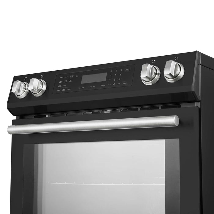 Forno Donatello Espresso 30-Inch Slide-In Induction Range Black