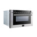 Forno Capoliveri 24" Microwave Drawer in Stainless-Steel FORNO