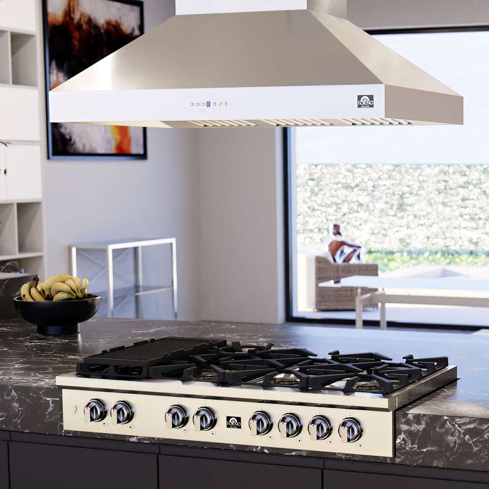 Forno Coppito 48'' Island Range Hood