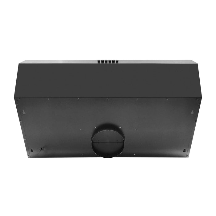 Forno Bari Espresso 30" Under Cabinet Range Hood in Black