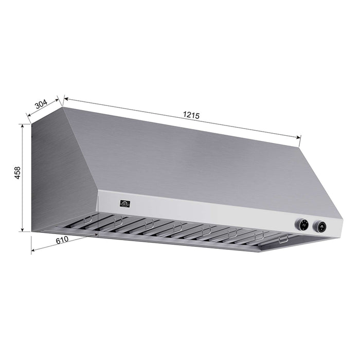 Forno Biagio 48" Wall Mounted Range Hood