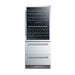 Forno Capraia 30" Dual-Zone Wine Cooler, 144-Bottle Capacity, 2 Refrigerated Drawers FORNO