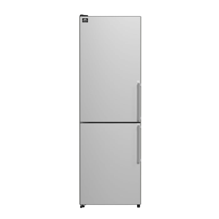 Forno Guardia 23.4" Bottom Freezer Refrigerator Left Swing, 10.8 cu.ft