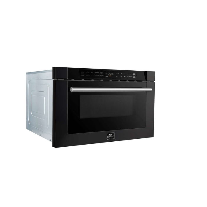 Forno Espresso Capoliveri 24" Microwave Drawer in Black