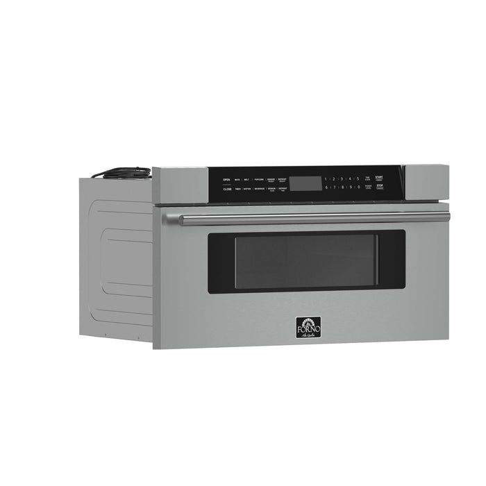 Capoliveri 30 Inch Stainless-Steel 1000 Watts Microwave Drawer 1.2 cu.ft.