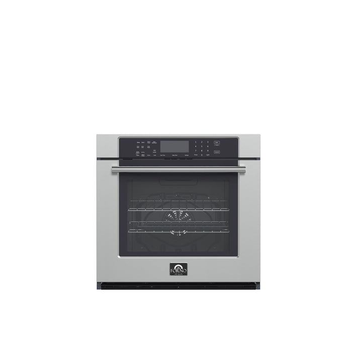 Villarosa 30-inch. Electric Wall Oven in Stainless Steel, 5.0 cu.ft.  with Air-fry Function Glass Touch Controls, Auto Cooking And Steam Cleaning