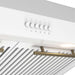Forno Bari Espresso 30" Under Cabinet Range Hood in White FORNO