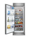 Forno Maderno 28" Built-In Convertible Refrigerator, 13.6 cu.ft. Right Swing with Decorative Grill - 32" Wide FORNO