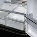 Forno Luigi 18 cu.ft. French Door Refrigerator Black, Antique Brass Handles FORNO