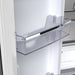Forno Luigi 18 cu.ft. French Door Refrigerator Black, Antique Brass Handles FORNO
