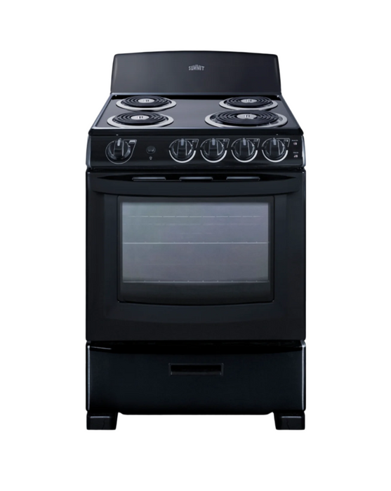 Summit 24" Wide Electric Coil Range