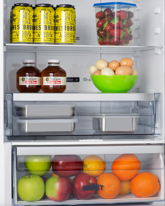 Summit 48" Wide Bottom Freezer Refrigerator Set