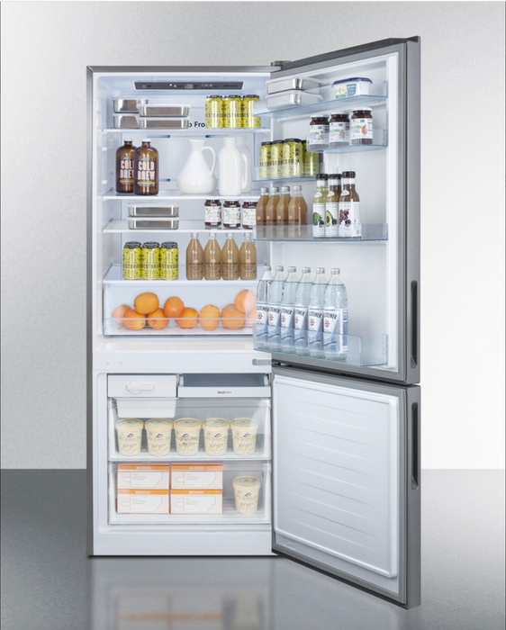 Summit Appliance 28" Wide Bottom Freezer Refrigerator