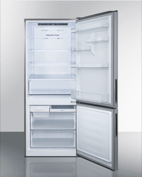 Summit Appliance 28" Wide Bottom Freezer Refrigerator