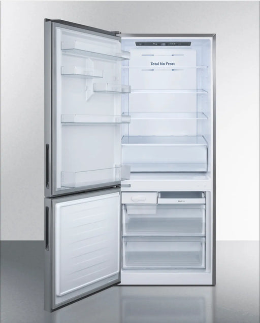 Summit Appliance 28" Wide Bottom Freezer Refrigerator Summit Appliance