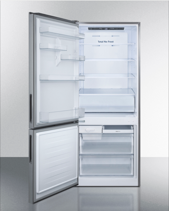 Summit Appliance 28" Wide Bottom Freezer Refrigerator