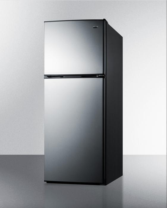 Summit 22" Wide Refrigerator-Freezer Stainless Steel