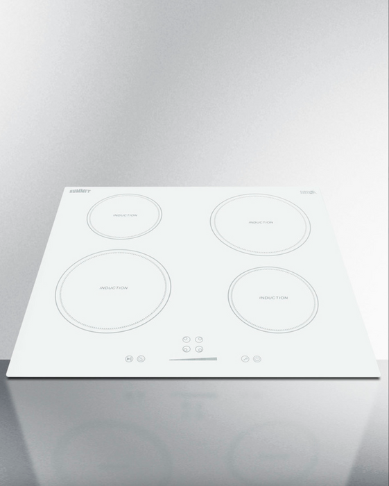 Summit 24" Wide 208-240V 5-Zone Induction Cooktop