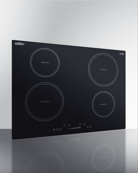 Summit 30" Wide 208-240V 5-Zone Induction Cooktop Black