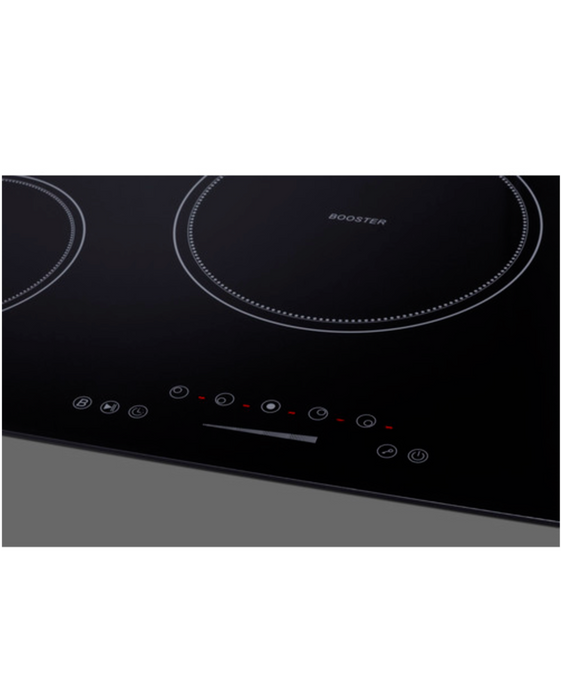 Summit 36" Wide 208-240V 5-Zone Induction Cooktop Black