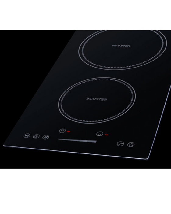 Summit 12" Wide 208-240V 5-Zone Induction Cooktop Black