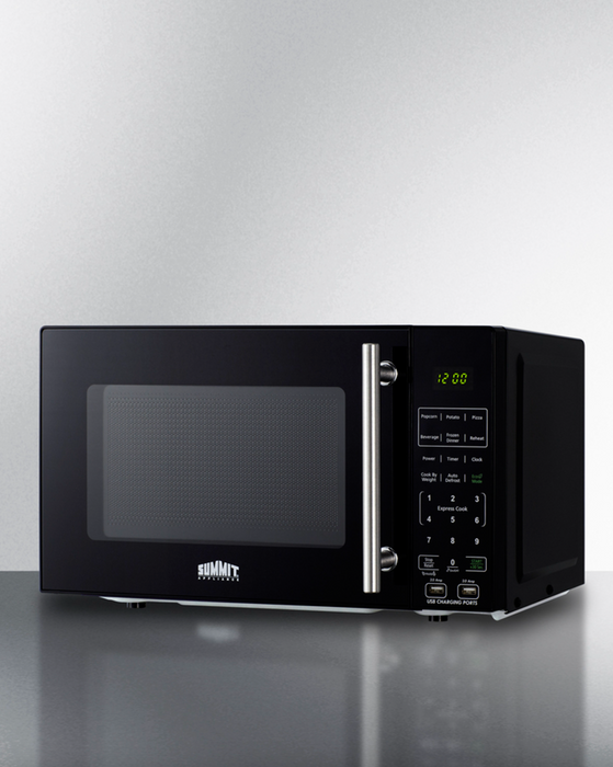 Summit Compact Microwave with USB Ports and Allocator