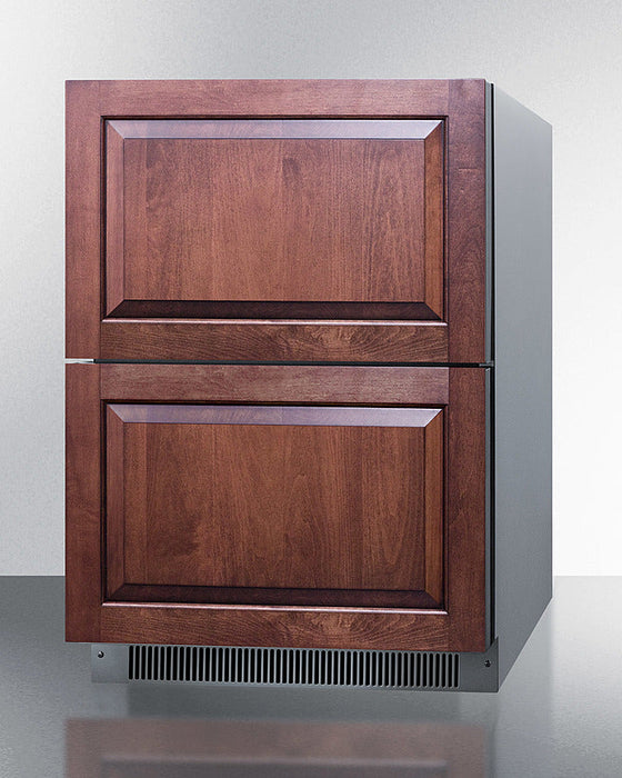 Summit 24" Wide 2-Drawer All-Freezer, ADA Compliant Summit Appliance