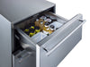 Summit 24" Wide 2-Drawer All-Refrigerator, ADA Compliant Summit Appliance