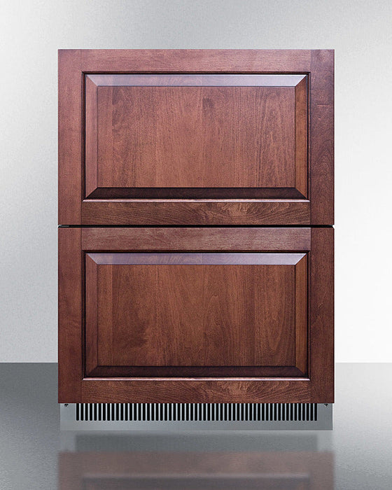 Summit 24" Wide 2-Drawer All-Freezer, ADA Compliant Summit Appliance