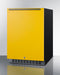 Summit 24" Wide Built-In All-Refrigerator, ADA Compliant - Left Hand Door Swing (Yellow) Summit Appliance
