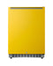 Summit 24" Wide Built-In All-Refrigerator, ADA Compliant - Left Hand Door Swing (Yellow) Summit Appliance