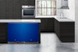 Summit 24" Wide Built-In All-Refrigerator, ADA Compliant - Left Hand Door Swing (Blue) Summit Appliance