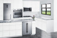 Summit 24" Wide Built-In Refrigerator-Freezer - stainless steel Summit Appliance
