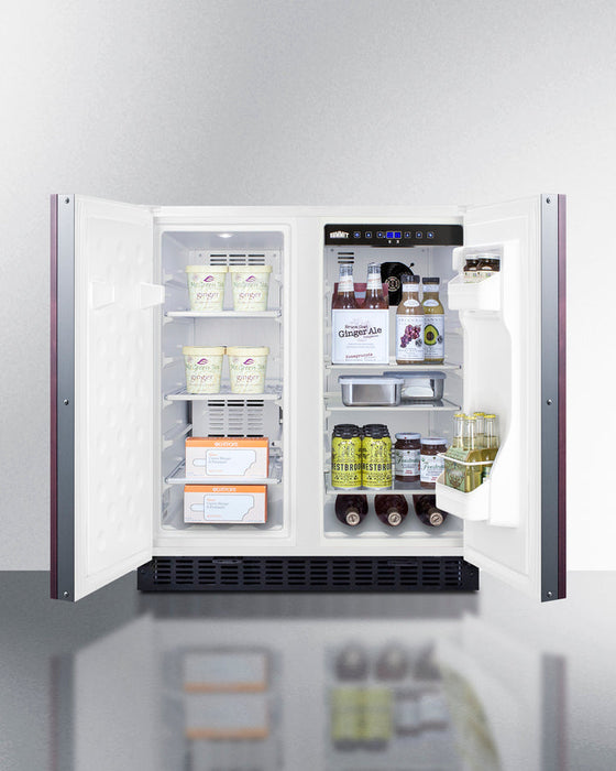 Summit 30" Wide Built-In Refrigerator-Freezer (Panels Not Included) Summit Appliance