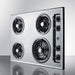 Summit 30" Wide 4-Burner Coil Cooktop (Stainless Steel) Summit Appliance