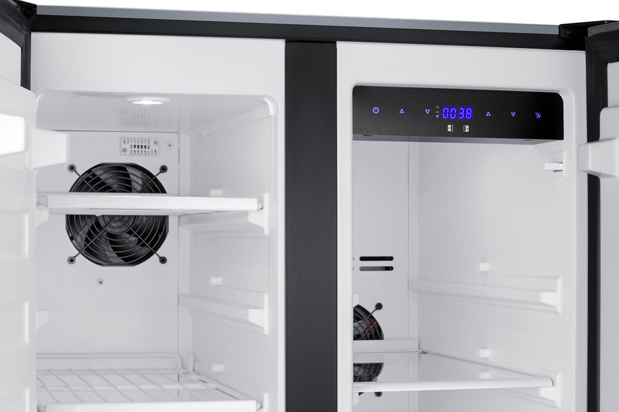 Summit 24" Wide Built-In Refrigerator-Freezer - stainless steel Summit Appliance